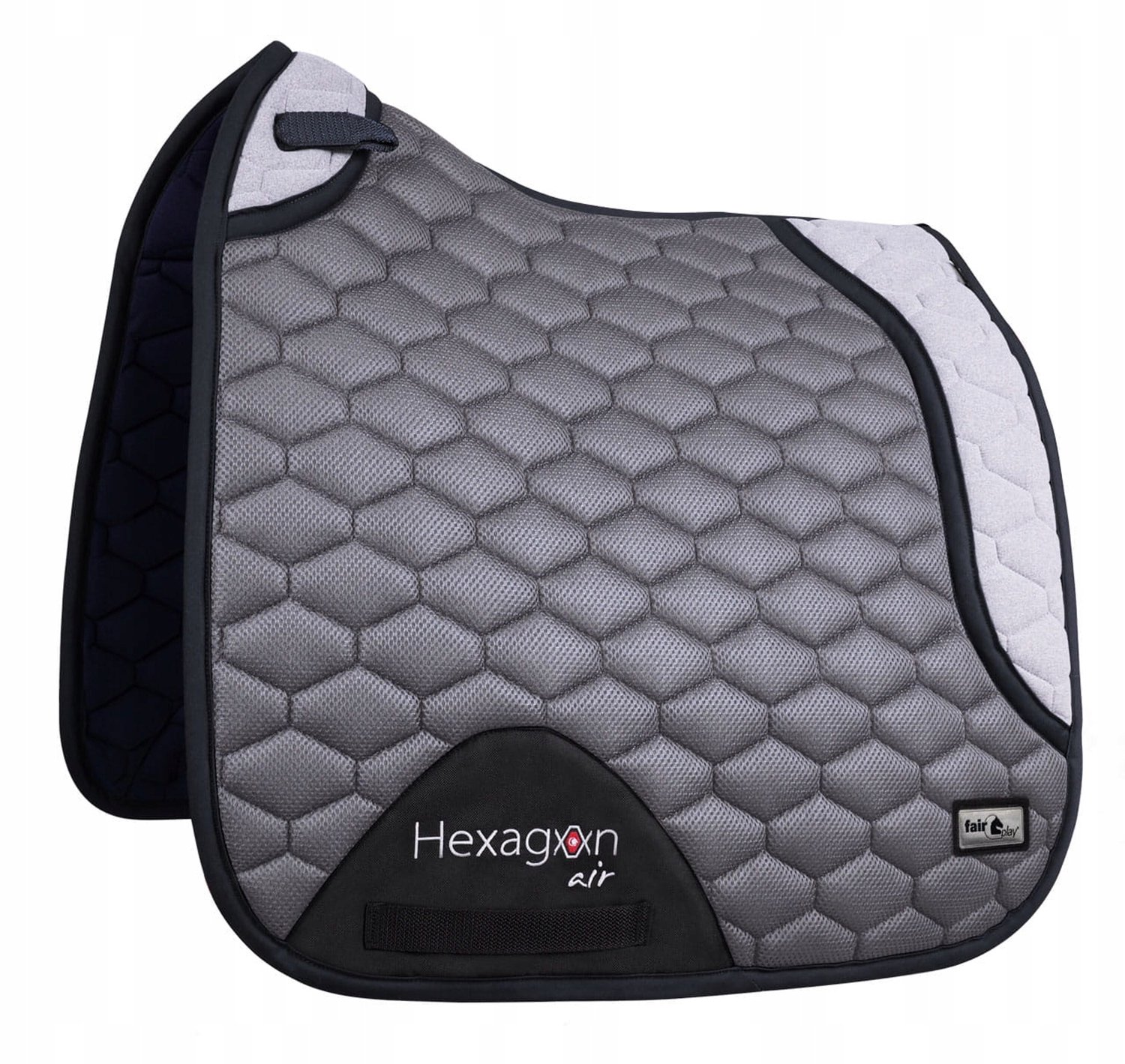 Fair Play Hexagon Air Zadeldek Grijs DR/Full - Ademend & Comfortabel