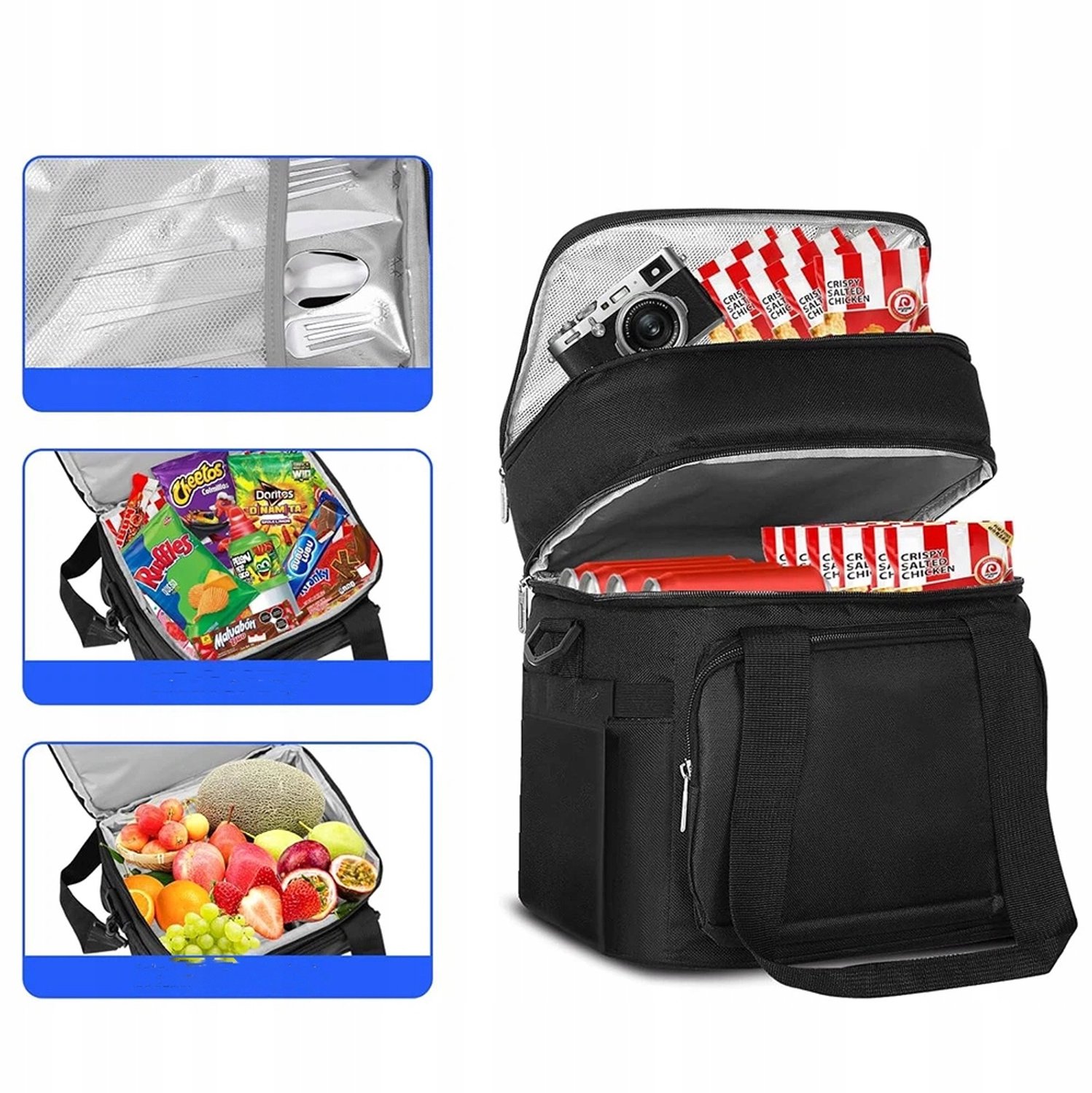 Merلوze Thermische Tas 18L - Lunch, Picknick & Camping