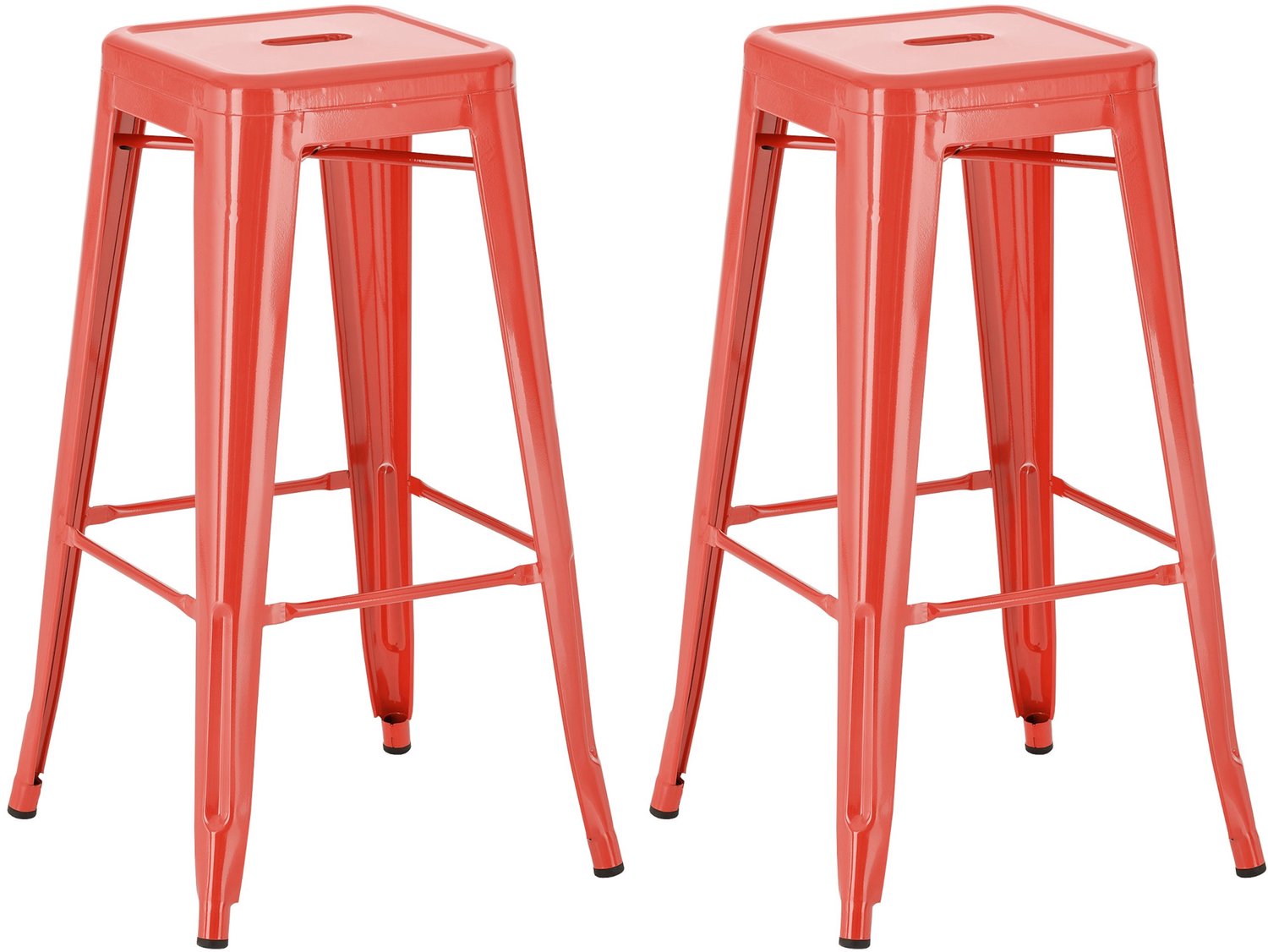 Luxe Comfort Torino 0114 barkrukken (set van 2) - rood