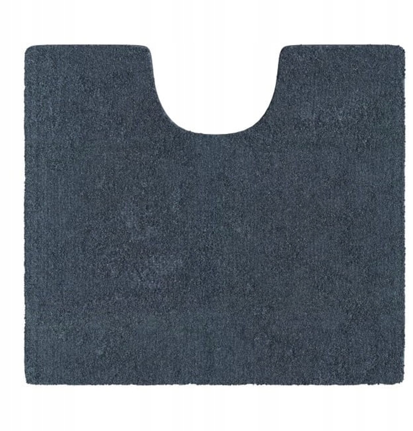 Antislip Badmat WC Blauw 50x45 cm met Uitsparing - Katoen