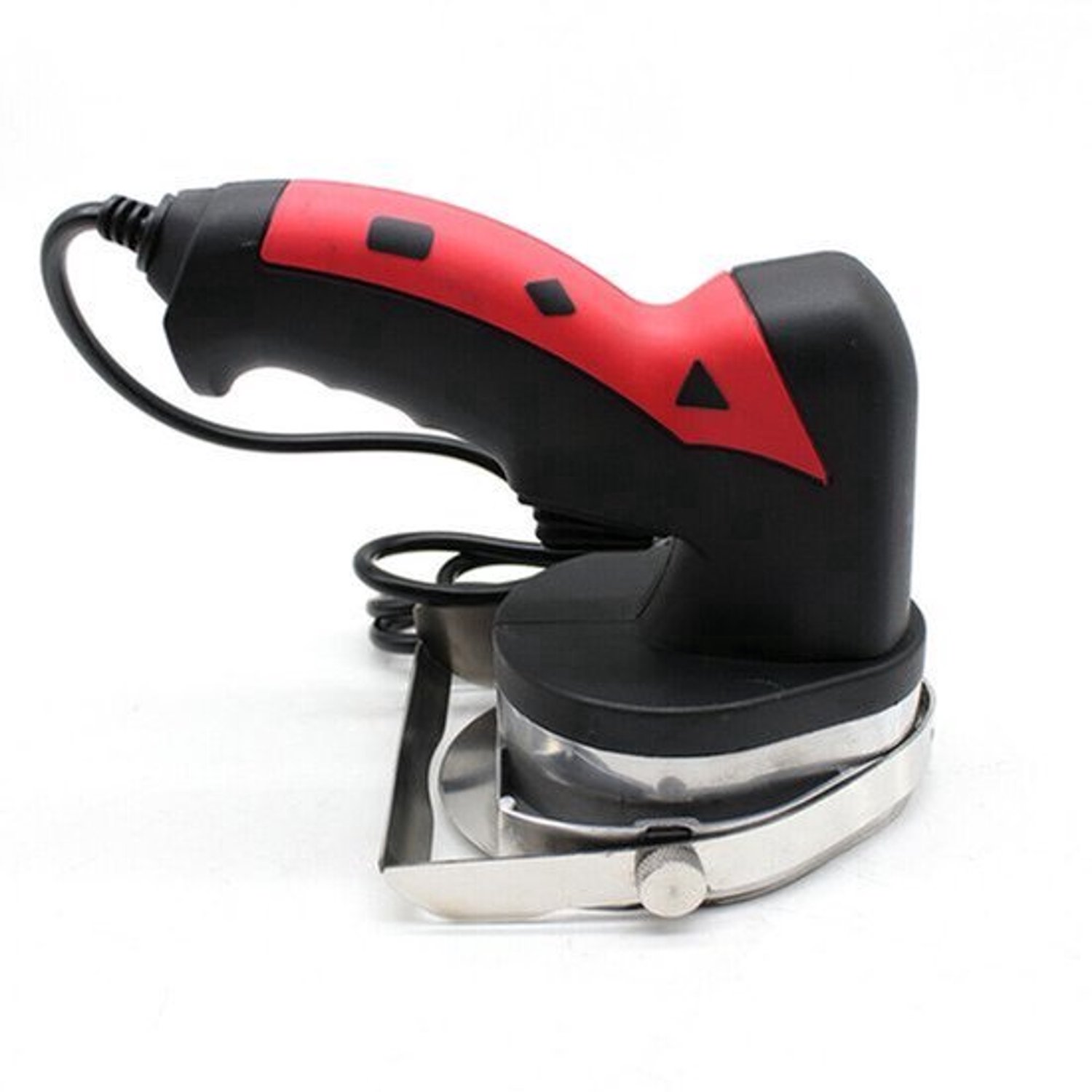 Elektrisch Kebabmes - Rood - 80W - Roestvrij Staal - Ergonomisch Handvat