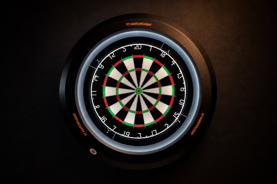 Matchflight Heylo Auto Scoring Dartsysteem - 4 Camera's - 360° LED Verlichting - Trainingsgames, AI Bots & Online Community — afbeelding 3