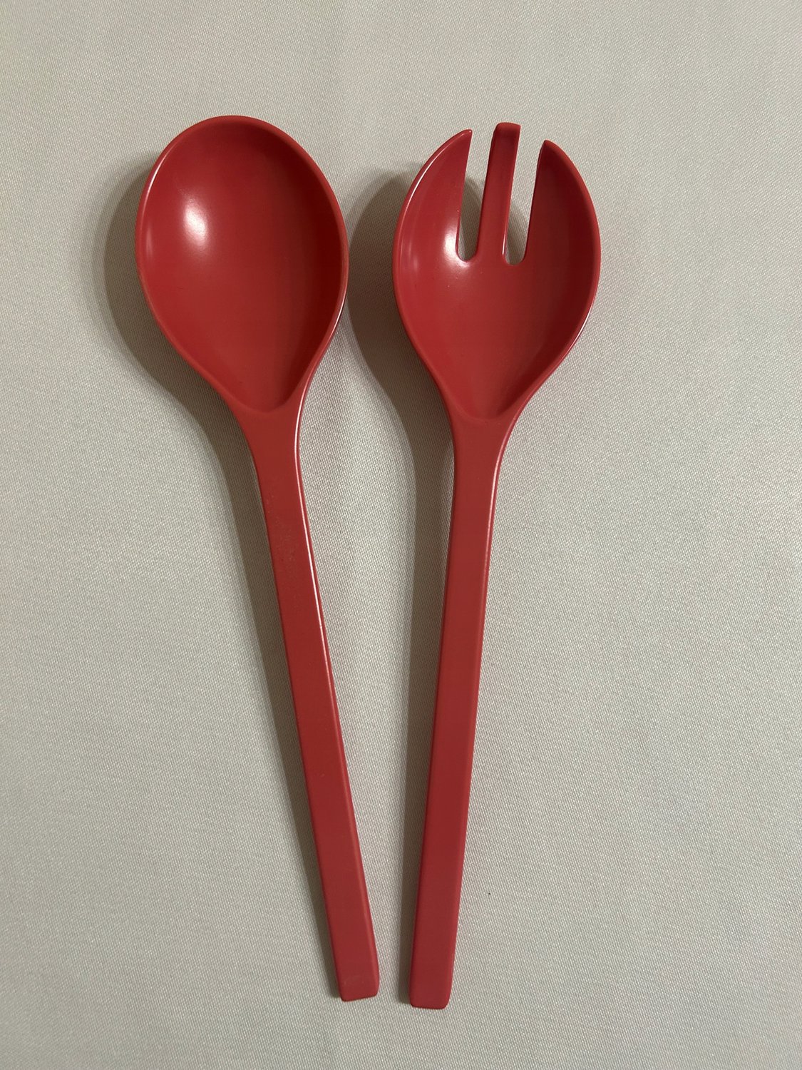 Roze Melamine Saladebestek Set (2 stuks)