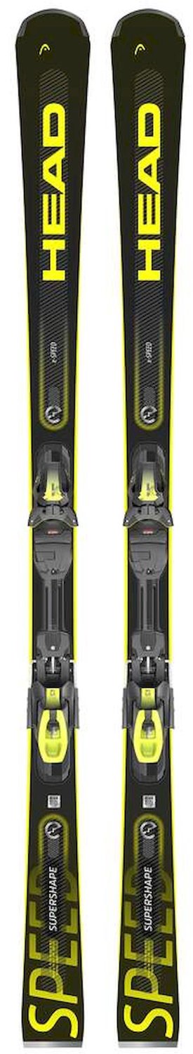 HEAD supershape e-speed + prd 12 gw Ski heren Zwart