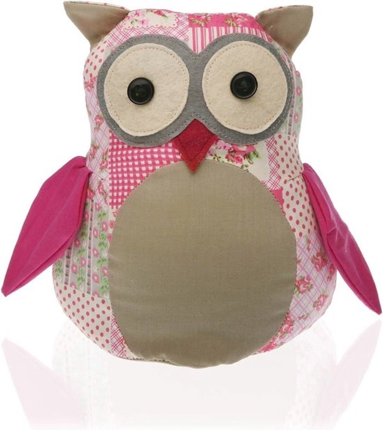 Eenvoudige en grappige uildeurstopper - Kleine decoratieve deurstopper