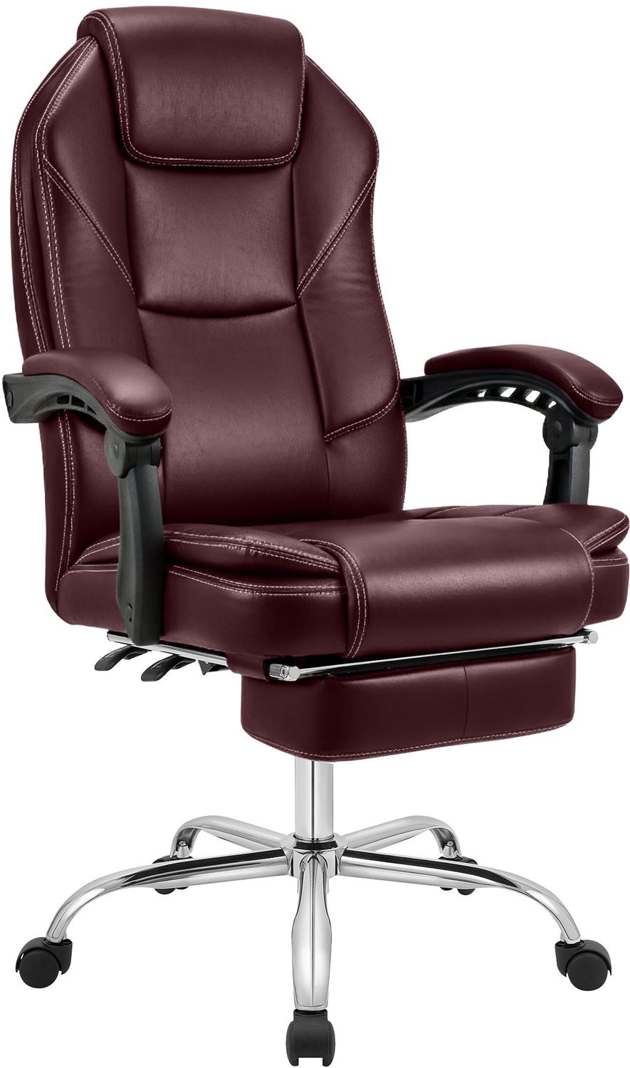 Luxe Comfort Monza 0074 bureaustoel - bordeauxrood