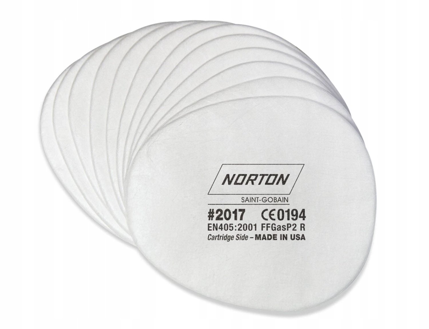 Merkloze Stof- en Deeltjesfilter voor Halfmaskers - 2 Stuks