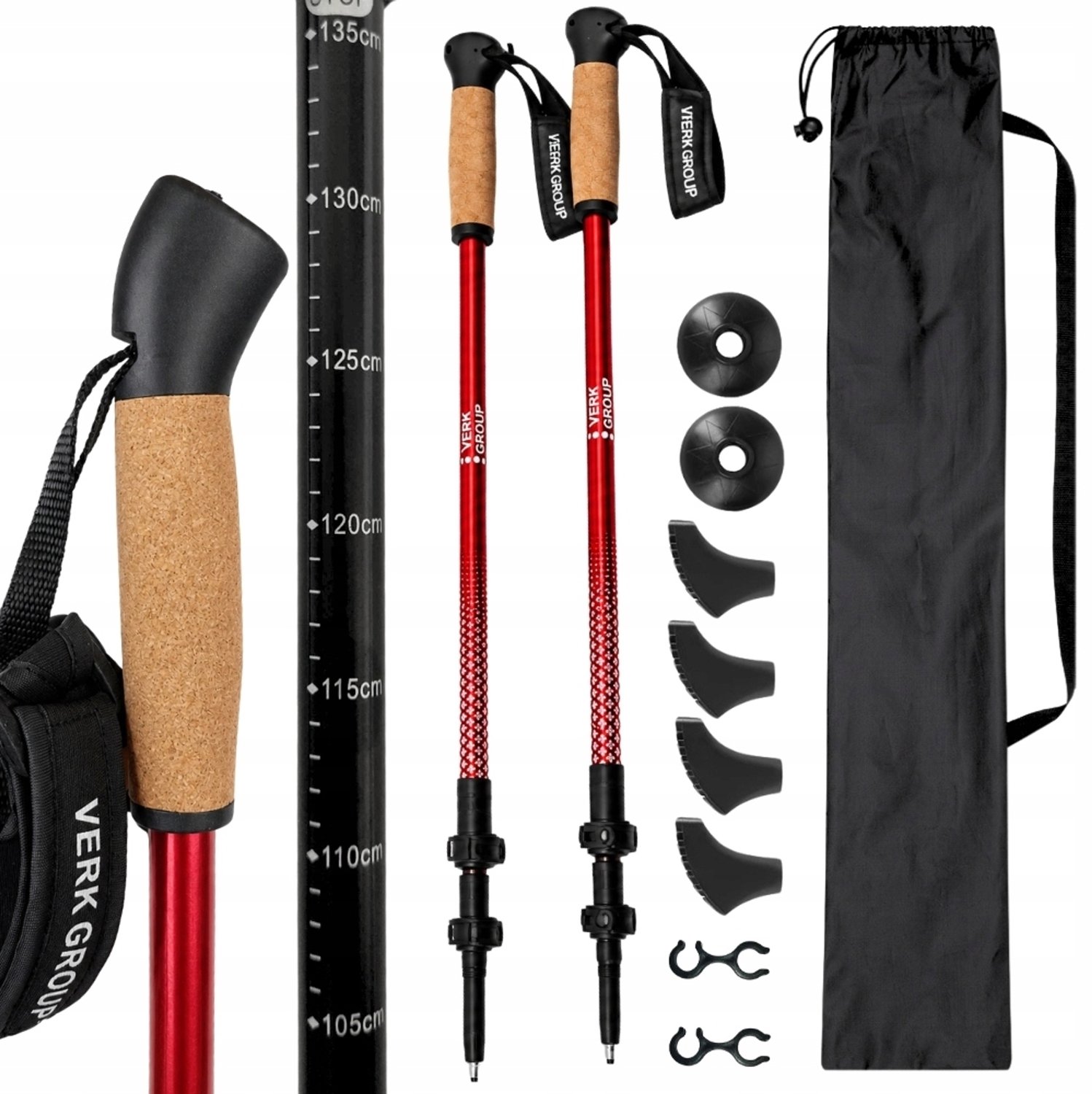 Verstelbare Nordic Walking Stokken - Lichtgewicht & Opvouwbaar