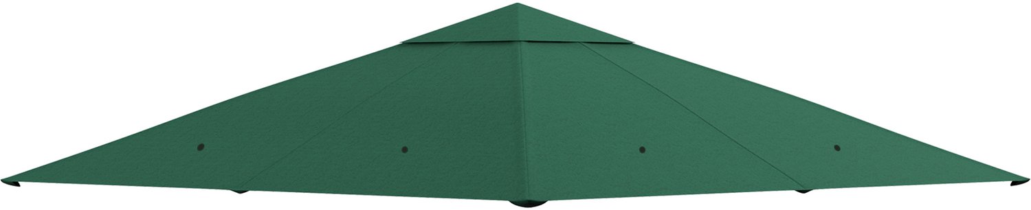 Vervangend dakzeil voor tuinpaviljoen/paviljoen- gemaakt van polyesterweefsel met hoge dichtheid (180 g/m²)- UV-bestendig- 3 x 3 m- groen