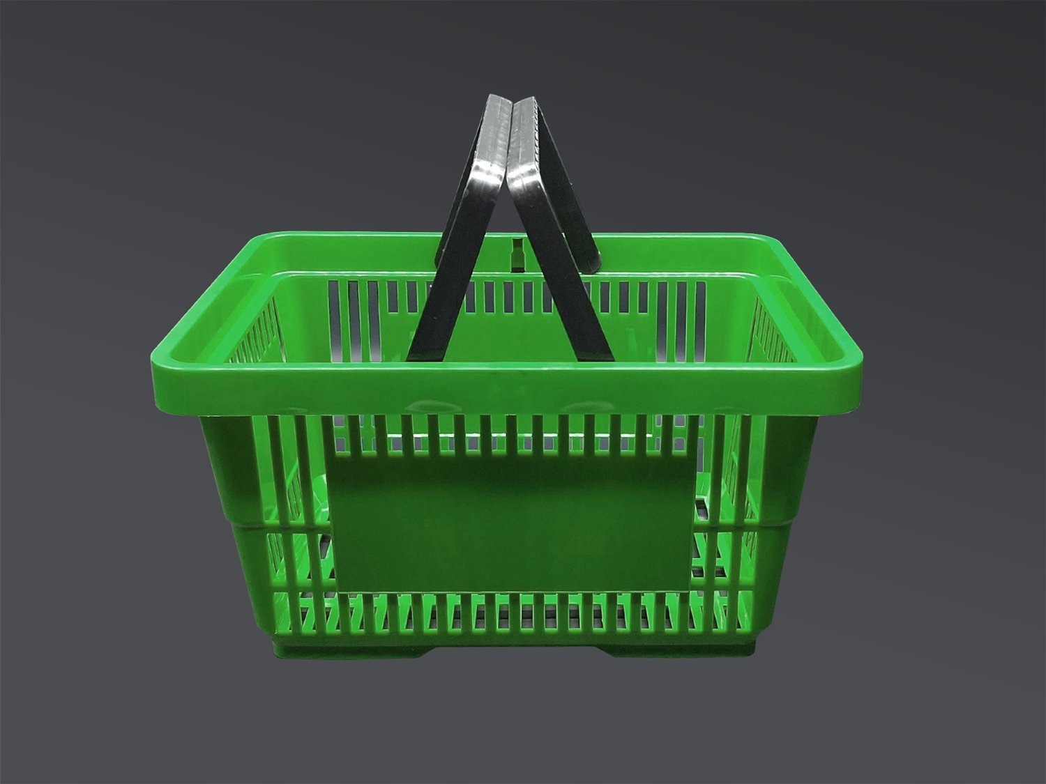 Groene Winkelmand 22L - Duurzame Plastic Boodschappenmand