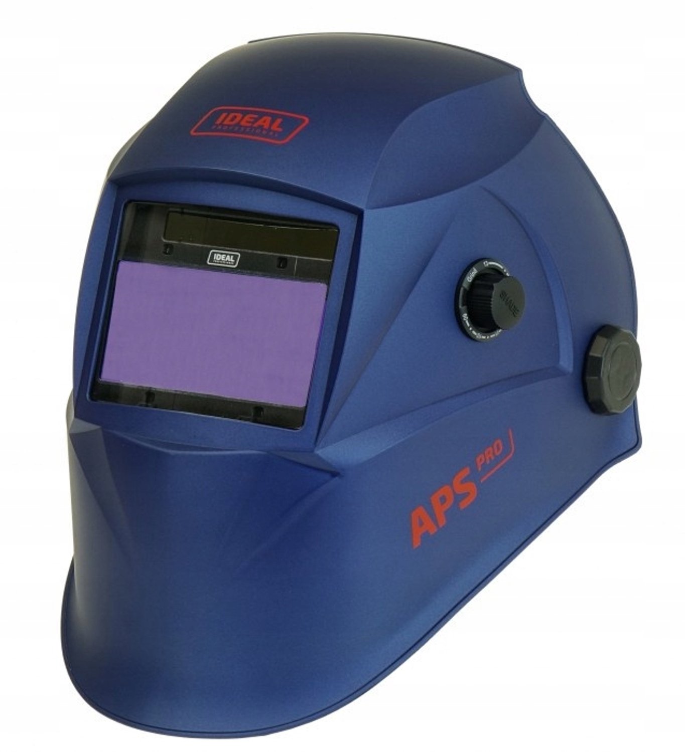 Automatische Lashelm APS Pro Badek 718G Blue Matt TruView