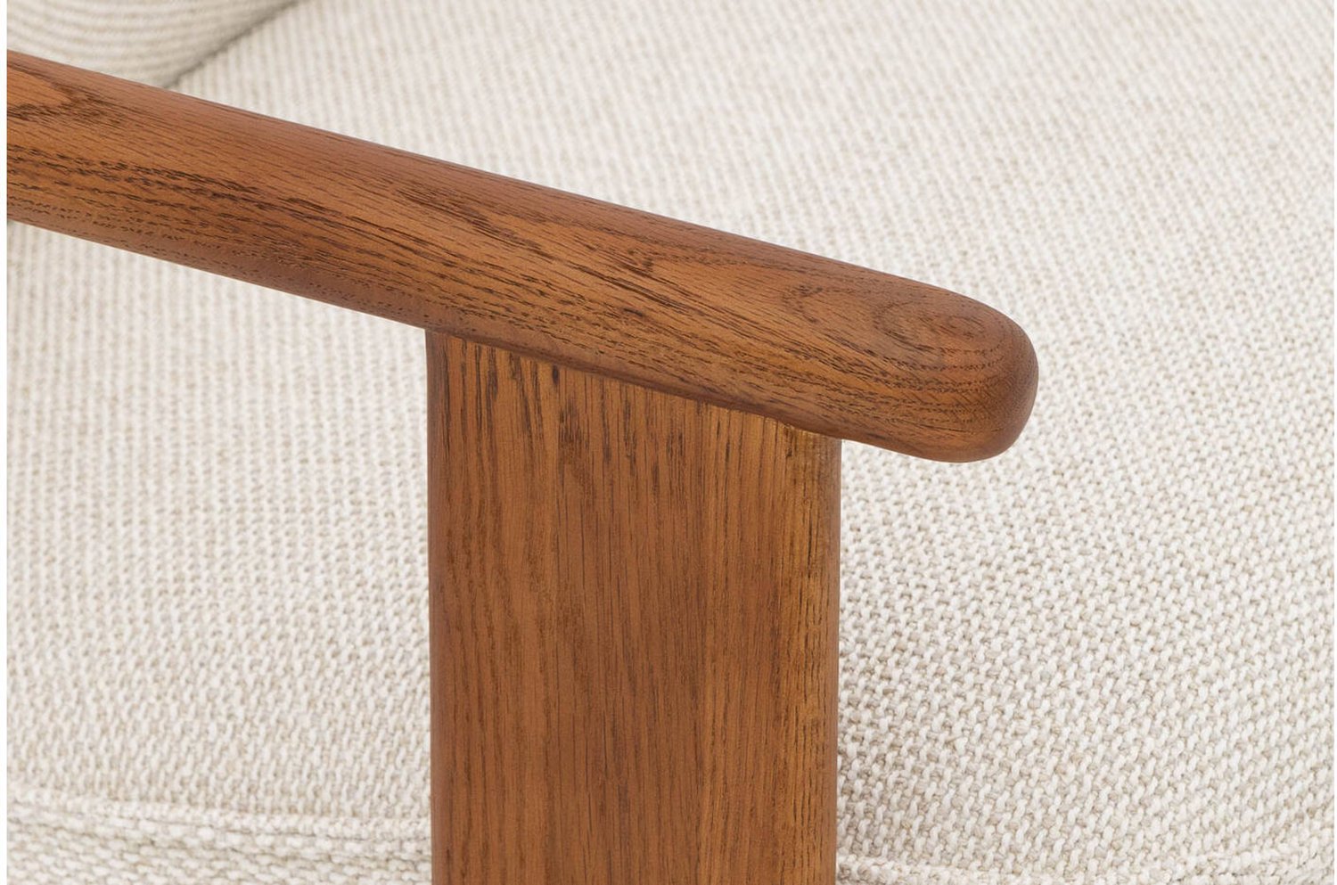 Goossens Fauteuil Porec - Stof - Beige