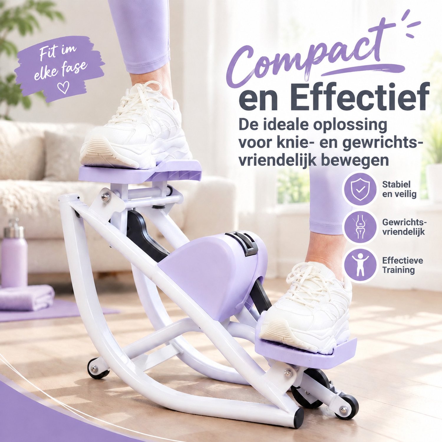Fitnessstep Fitnessstep Thuis Stepper - afbeelding 4