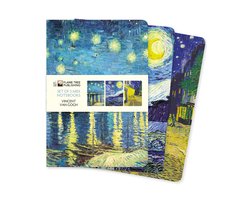 Midi Notebook Collections- Vincent van Gogh Set of 3 Midi Notebooks