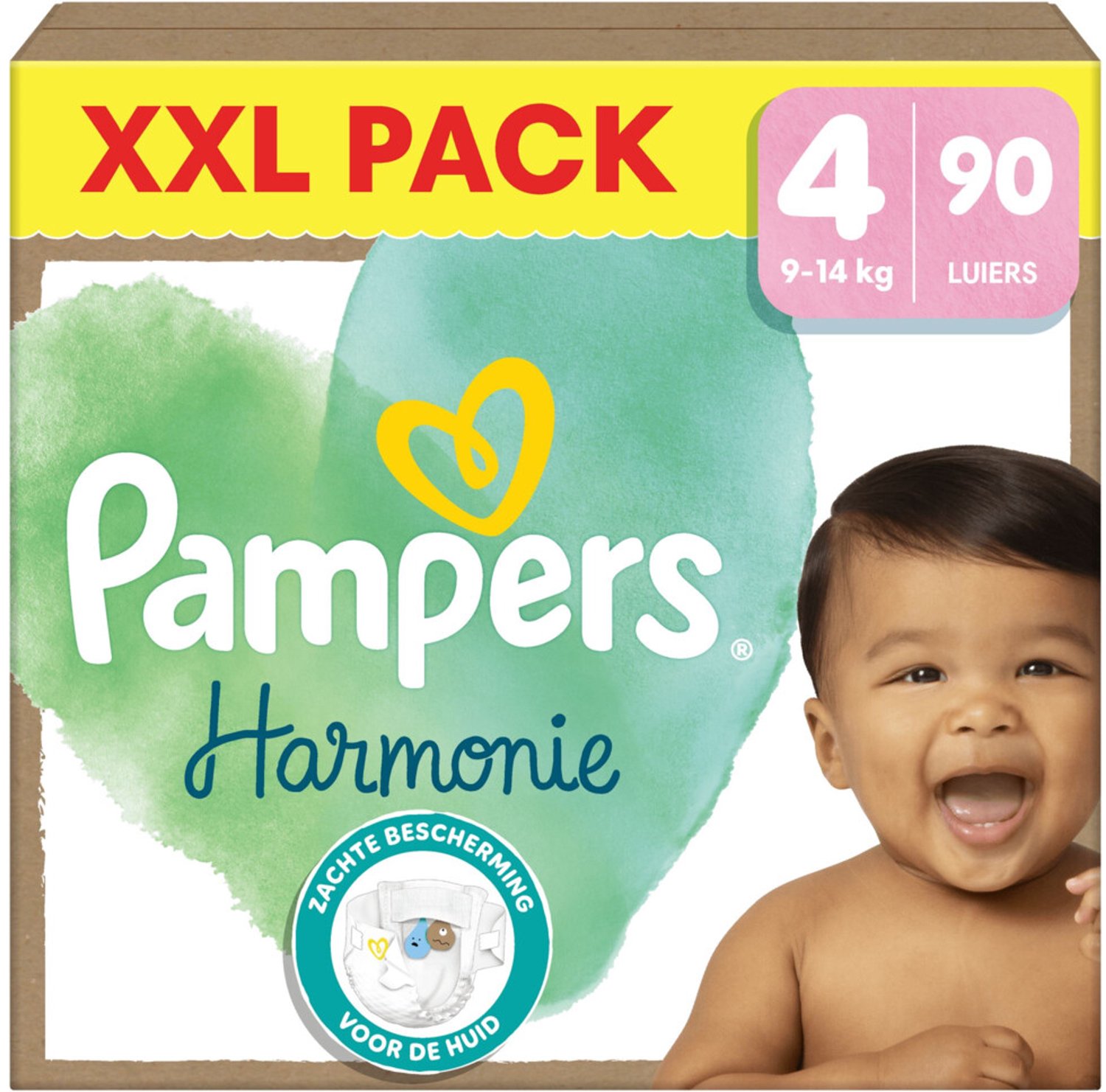 Pampers Harmonie luiers maat 4 | 90 stuks