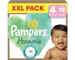 Pampers Harmonie Luiers Maat 4 (9-14kg) 90 stuks