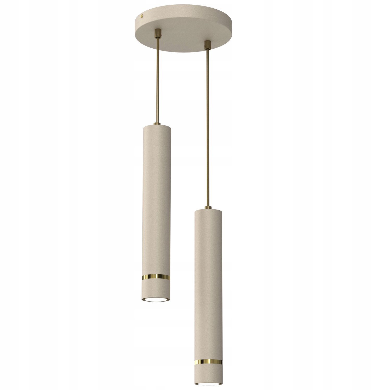Merkloze Plafondlamp Tuba Goud 2x GU10 - Stijlvol en Functioneel