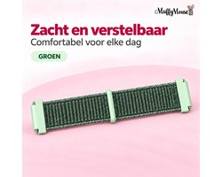 MuffyMouse D8 Horlogebandje – Smartwatch Bandje voor GPS Horloge Kind – Kinder Smartwatch – Geweven – Groen