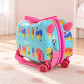 Ride on kinderkoffer- Kinderkoffer - Ijscokraam - Handbagage