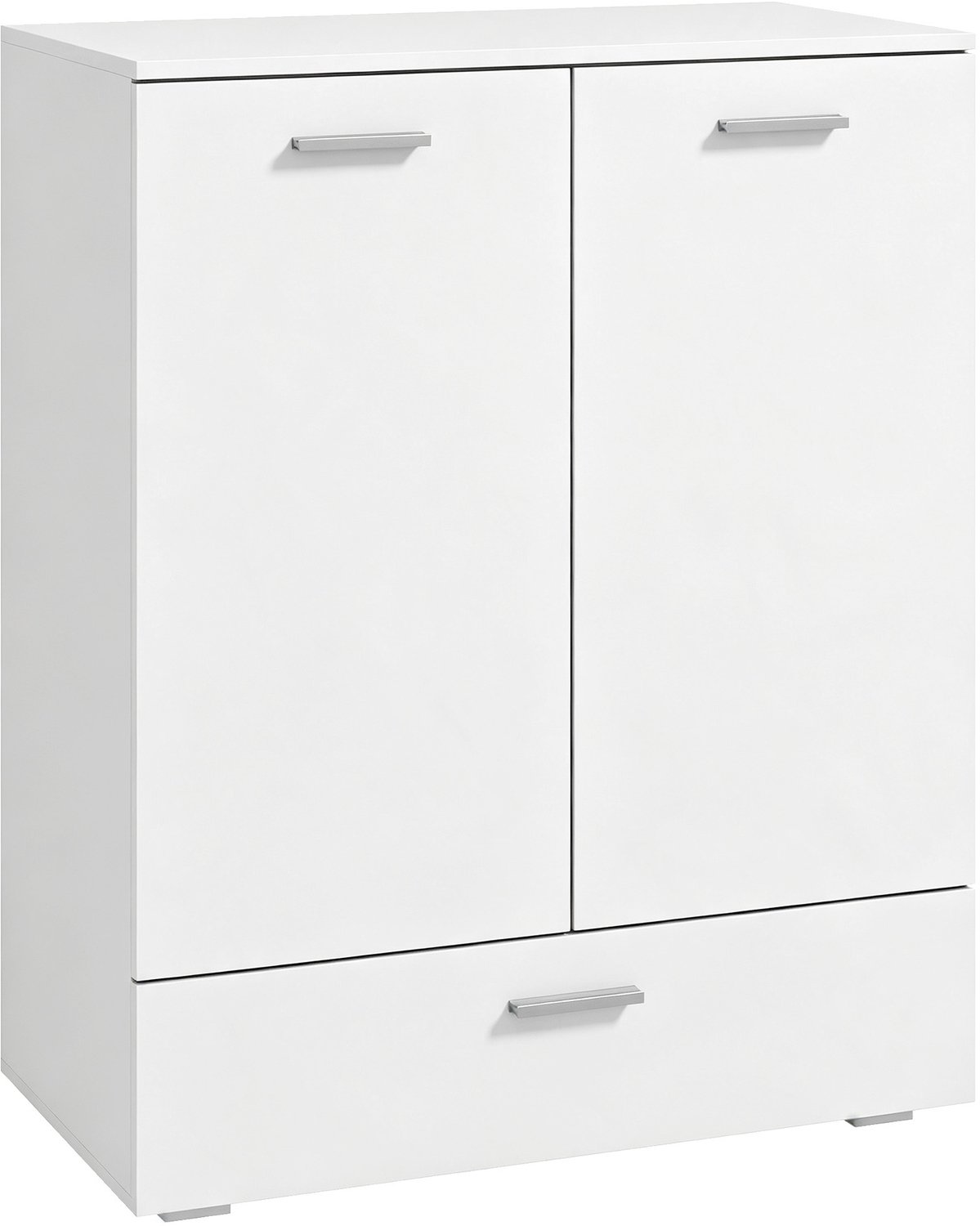 Homona Sideboard met lade en verstelbare plank - 80 x 42 x 100 cm - Wit