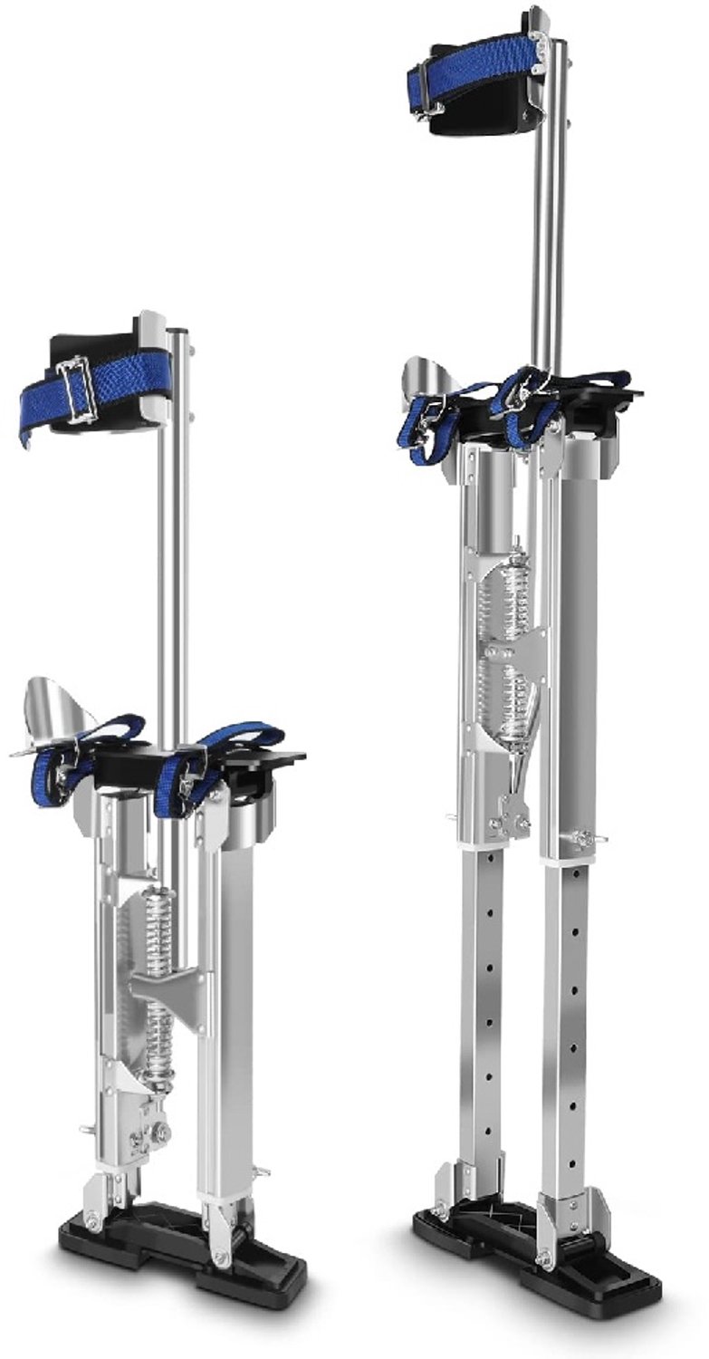 Aluminium werkstelten hoogte verstelbaar 62‑102cm (24‑40 inch), maximale belasting 100kg, voor schilder‑ en renovatiewerk, fruitpluk en toneelvoorstellingen