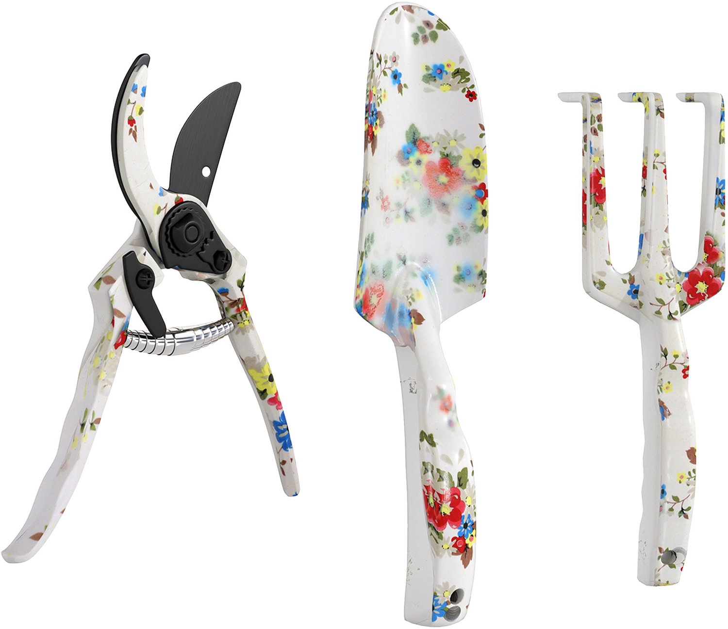 Tuingereedschapset-3-delig-roestvrij staal-ergonomische handgrepen