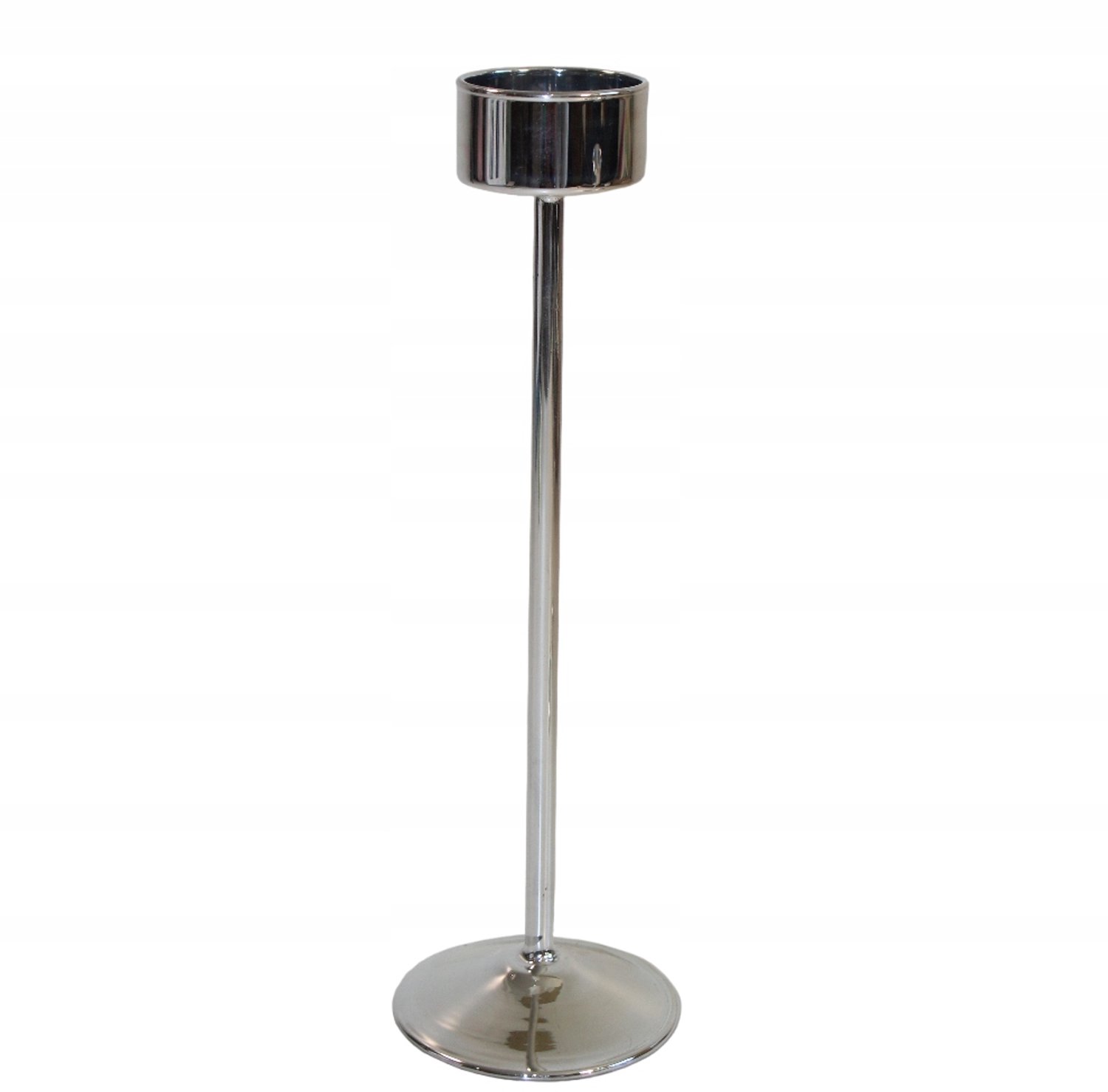 Zilveren Lantaarn Kaarsenhouder Polnix - 25 cm Hoog