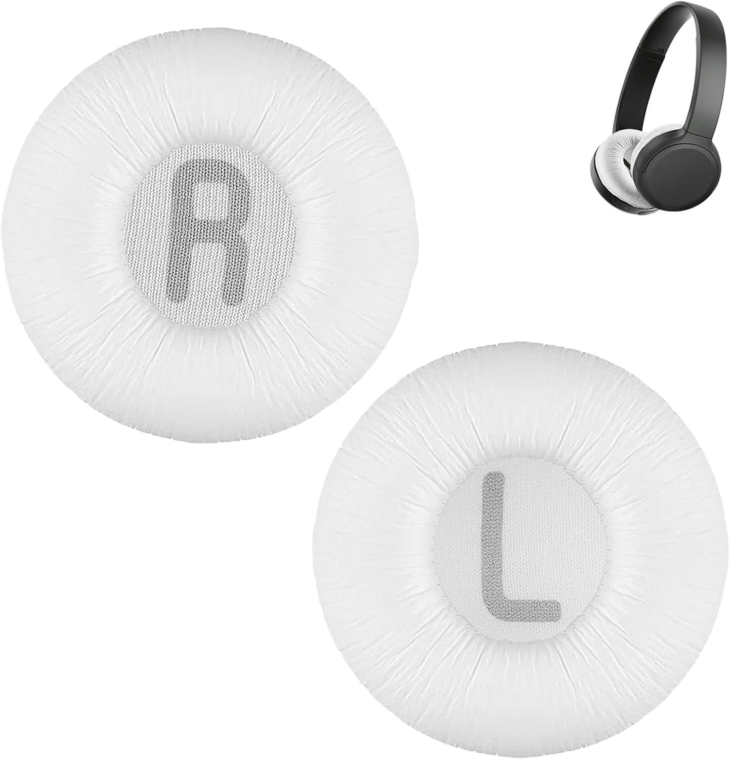 Vervangende Oorkussens voor Draadloze Hoofdtelefoons - Universele 70mm Oorkussens met Geheugenfoam voor Comfort en Geluidsisolatie