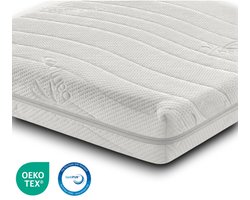 Easy Bedden® Surmatelas à Mémoire de Forme NASA – 60x200 - environ 6 cm - Housse en Bambou Premium – Réducteur de Pression – OEKO-TEX® & CertiPUR®