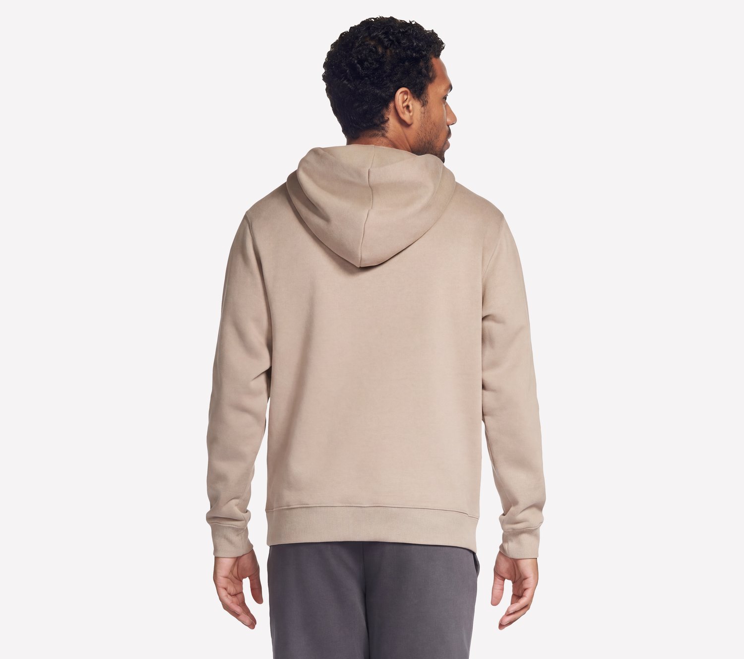 Skechers SKECHERS MAX SOFT HOODIE Heren Trui - Taupe Gray