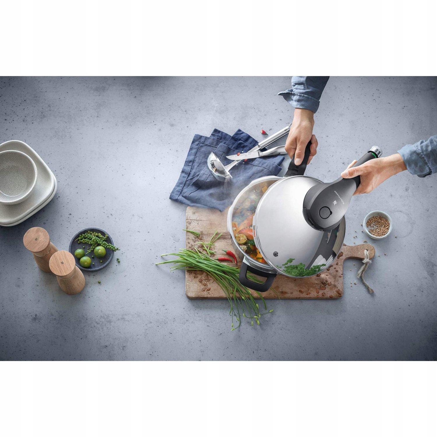 WMF Perfect Premium Pan 22cm - 3L - Roestvrij Staal - Inductie