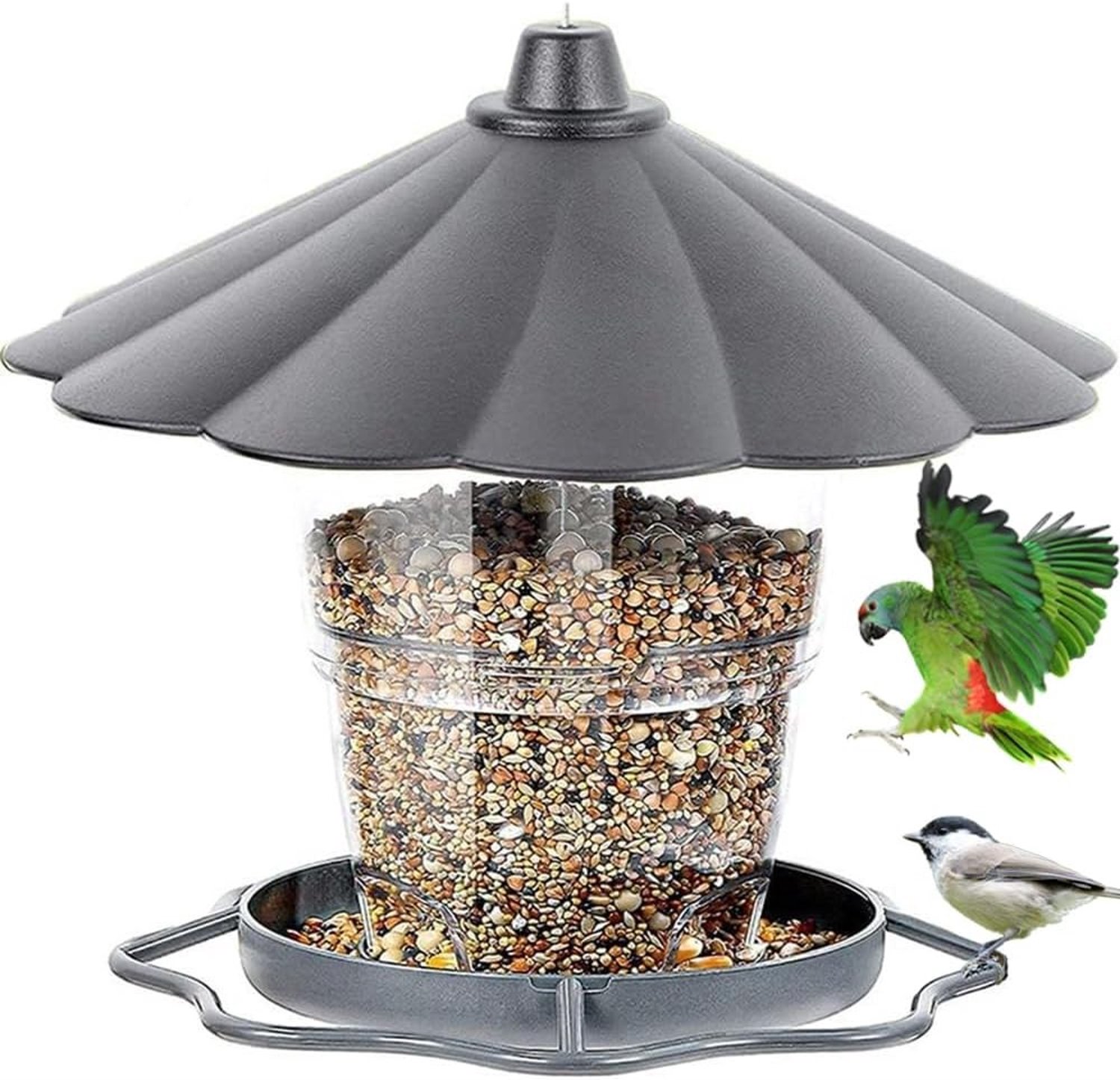 Vogelvoederhuisje - Weerbestendig - Hangend - Grote Capaciteit - Voor Tuin en Balkon
