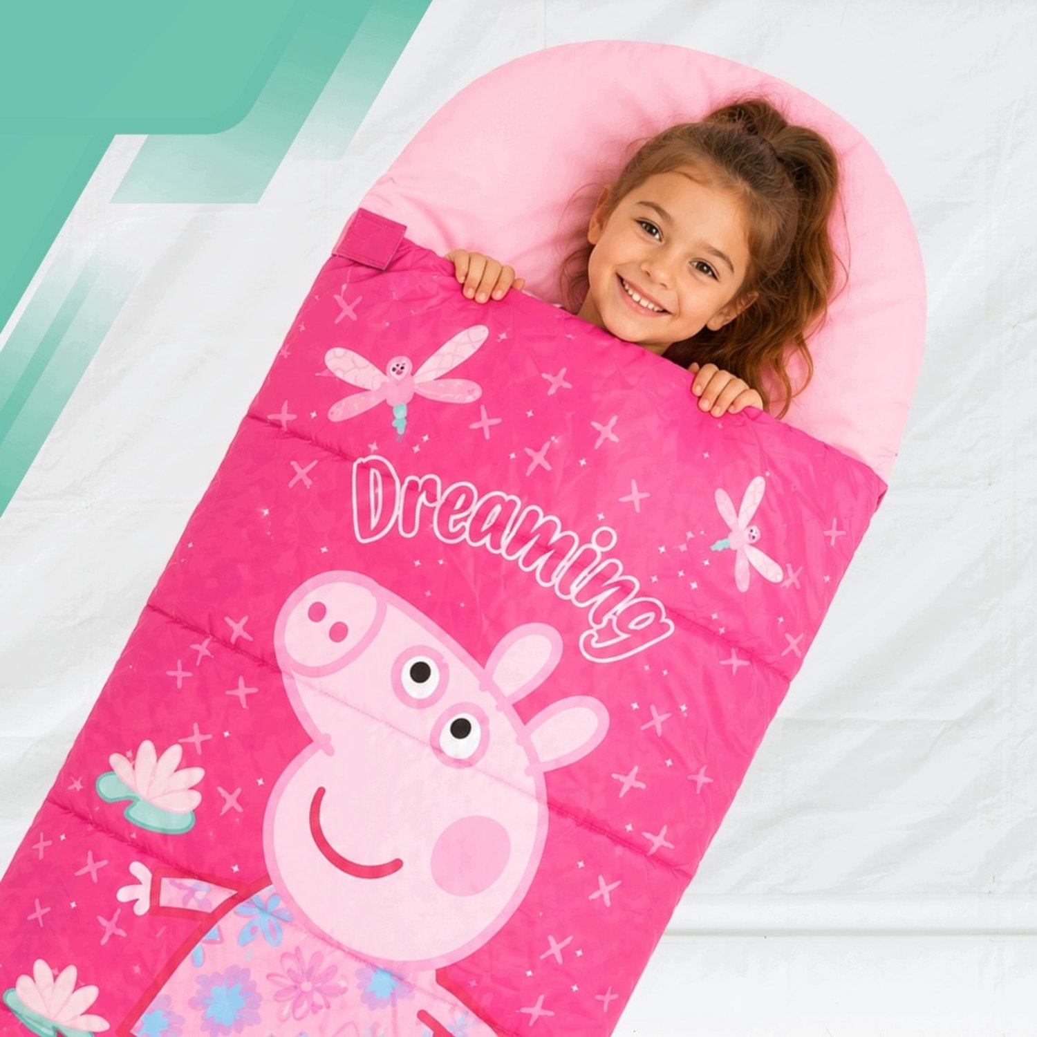 Peppa Pig Slaapzak Kinderen 170x70 cm - Origineel Hasbro Roze