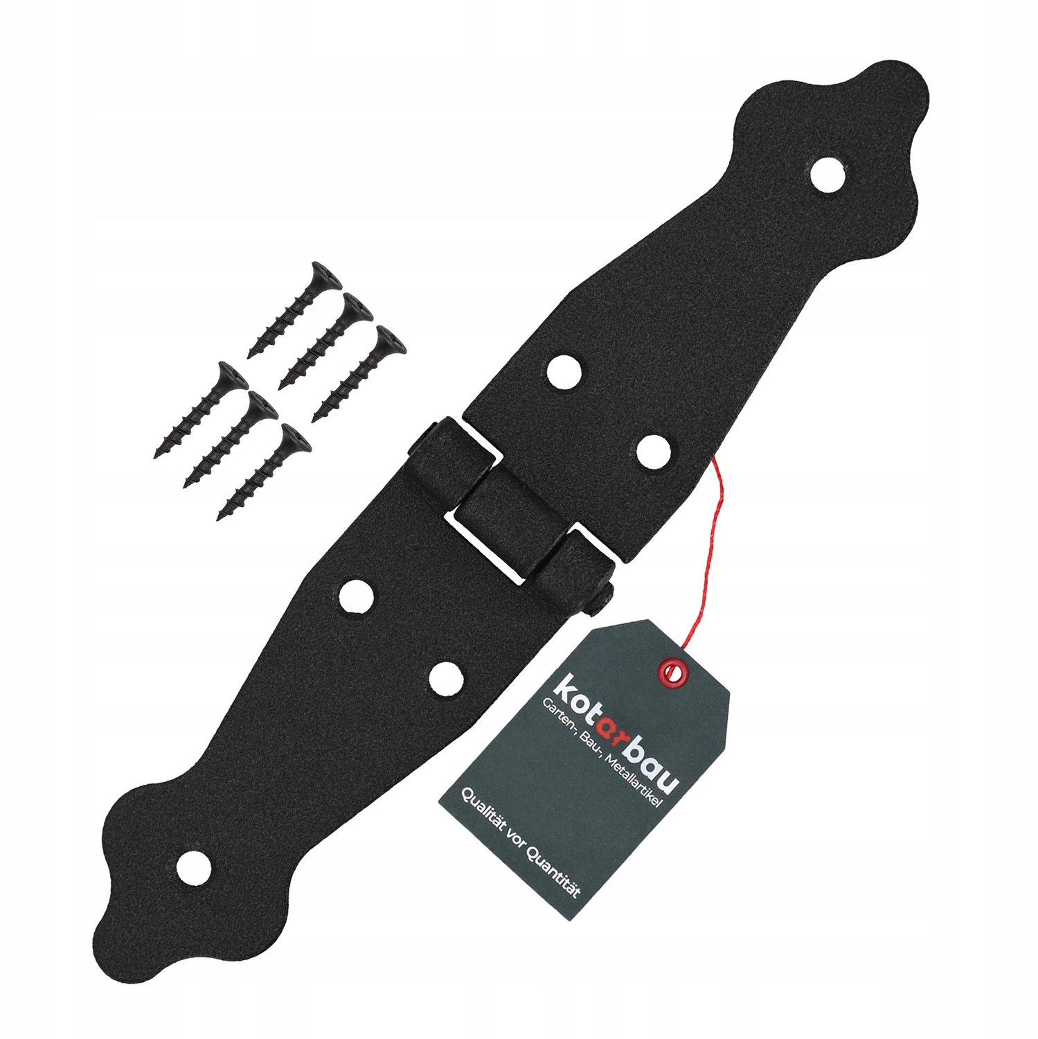 Kotarbau Zwart Sierlijk Scharnier 100x100x35mm voor Deuren & Poorten