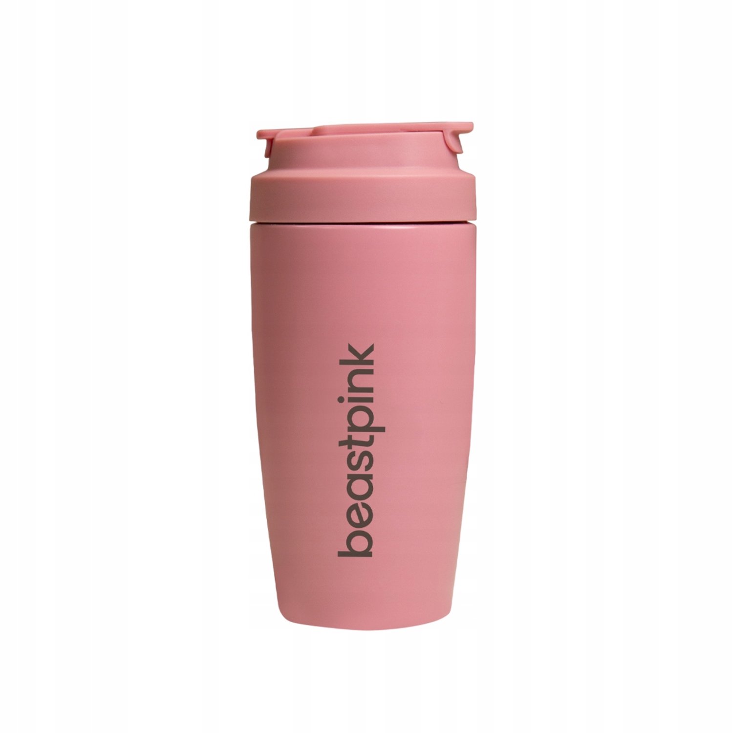 Roze Thermosbeker 500ml - RVS, Dubbelwandig, Inclusief Rietje