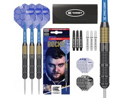 Professionele Stalen Darts 22g Messing met Case - PDC Master Ontwerp