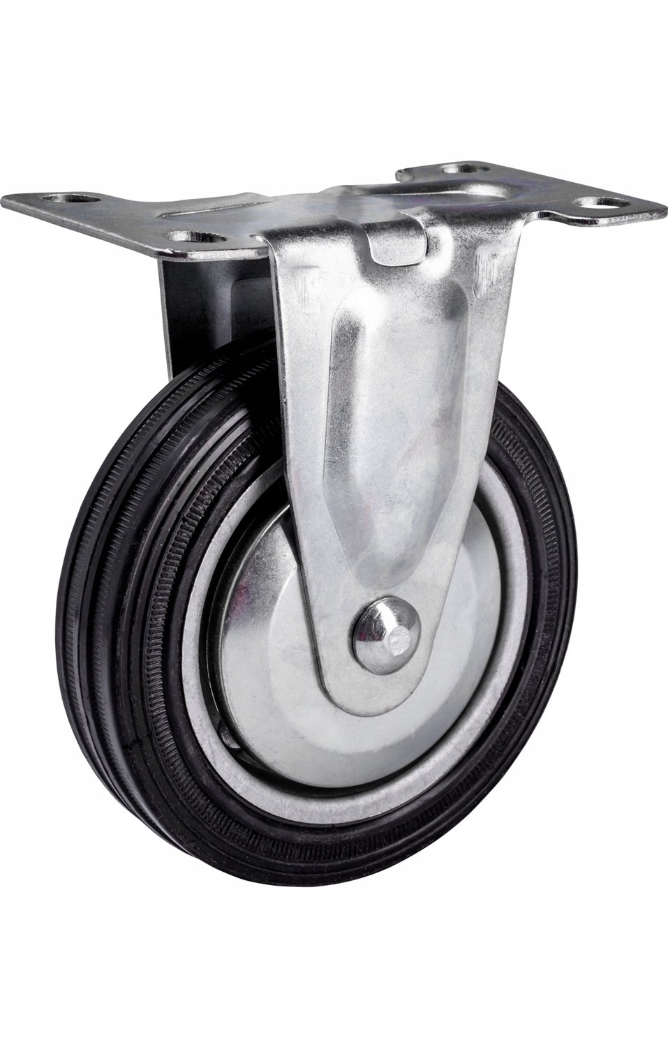 Vast reservewiel voor transportkar CON-DTT-9985, metaal/rubber
