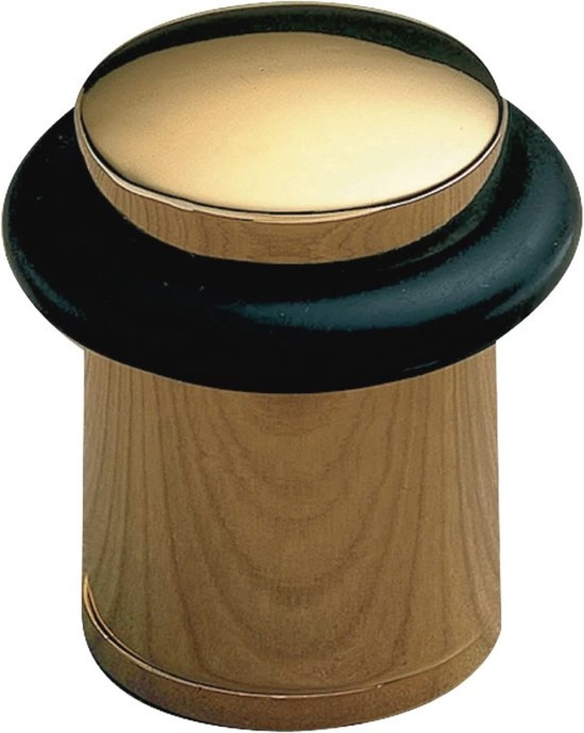 Decoratieve deurstopper - Goud - Met antisliprubberen band voor doorgangsdeuren