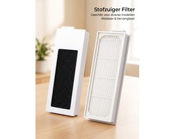 2 Stuks Vervangend HEPA Filter Geschikt voor Roborock S7 / S8 / T7S & Xiaomi Mop 1C / 2C - Wasbaar Robotstofzuiger Filter