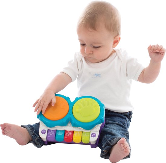Playgro 2 in 1 Muziekmaker met geluid en licht - Djembee - muziekinstrument van Playgro — afbeelding 4