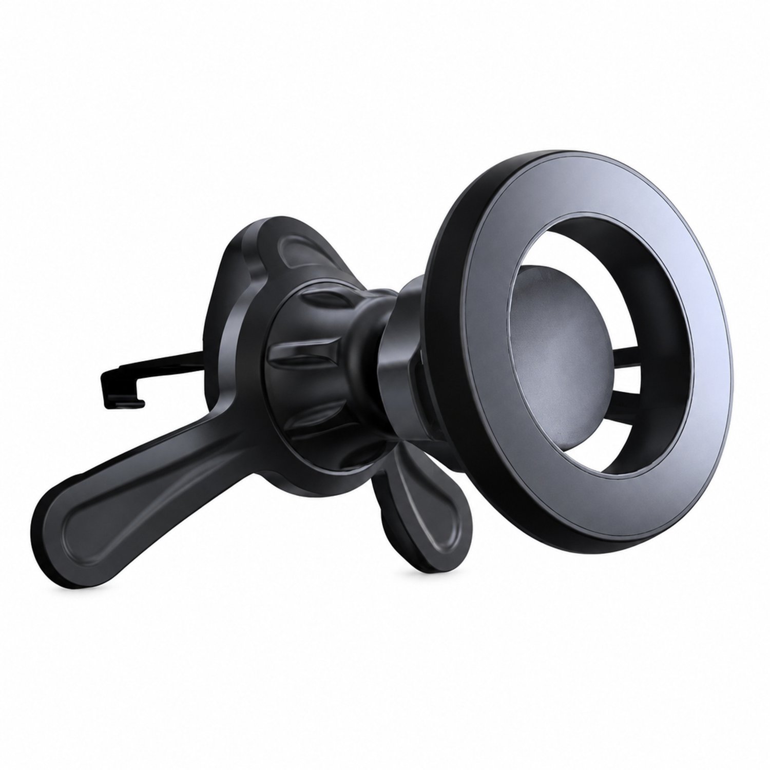 Telefoonhouders auto: magnetische telefoonhouder met ventilatieroosterclip en open ringkop