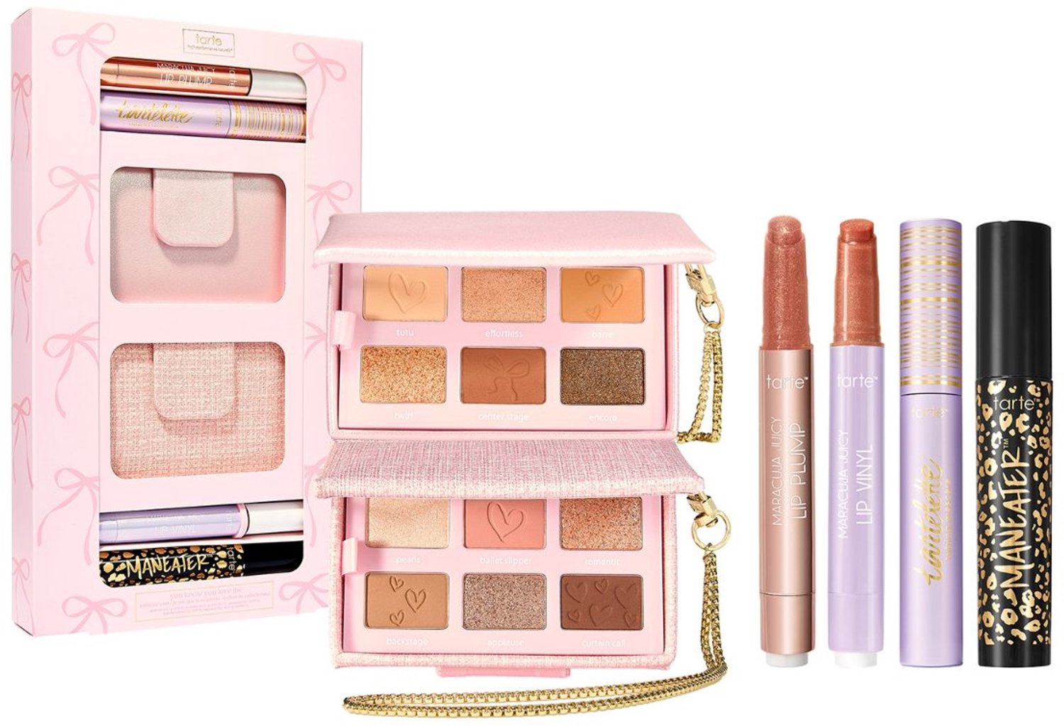 tarte - You Know You Love Me Collector's Set - 8-delige Make-up Cadeauset - 2 mascaras, 2 lipproducten en 2 oogschaduwpaletten