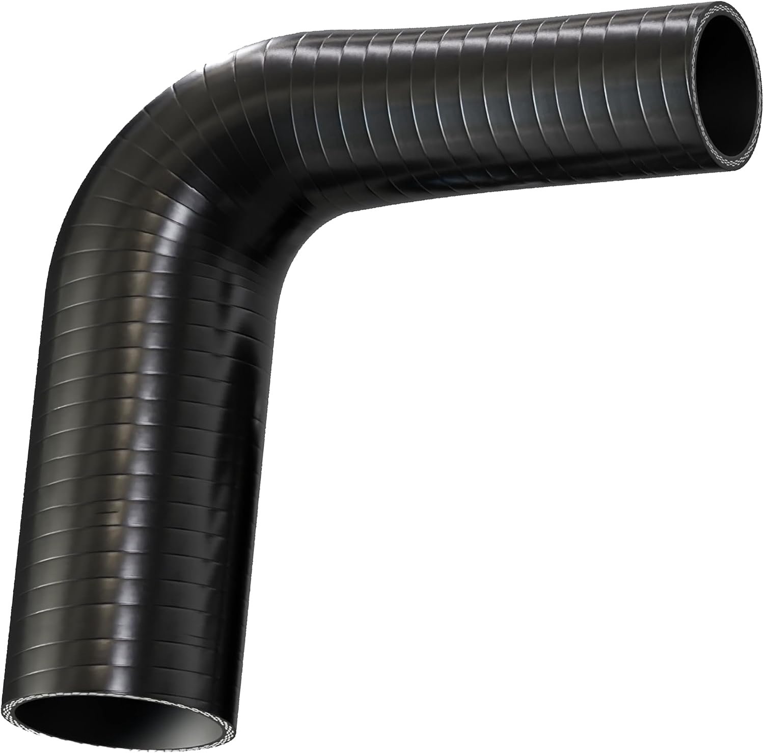 Verloopslang elleboog 90 graden - ID 35mm > 32mm - siliconen - hoge drukbestendigheid - m-winkel