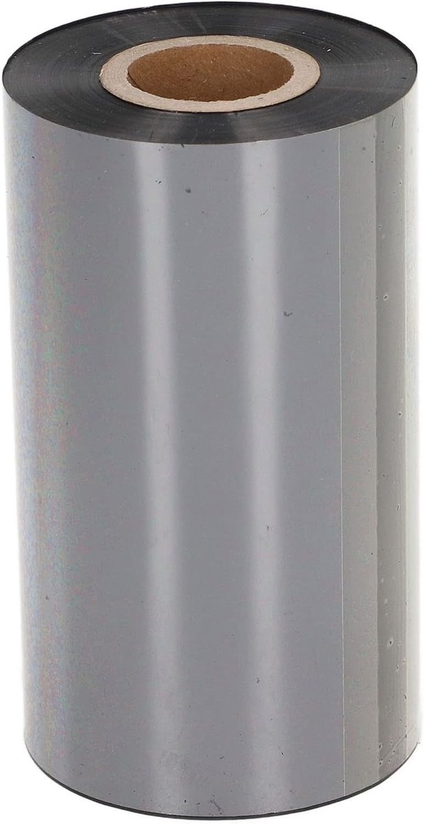 Thermische Transferlint Resin Zwart 110mm x 300m voor Etiketten- en Barcodeprinters - Hoge Kwaliteit, Duurzaam en Compatibel