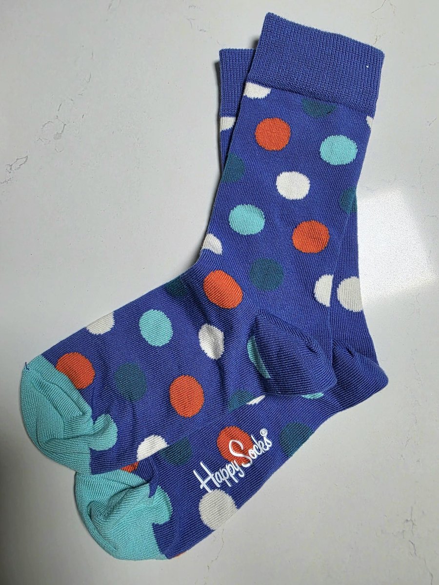 Happy Socks Dot Blue 36-40