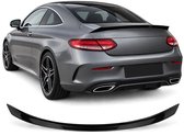 Kofferspoiler geschikt voor Mercedes-Benz C-Klasse Coupé C205 (2015-2023) - Glanzend Zwart