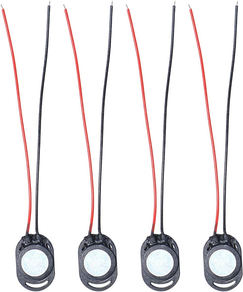 4 PCS 1510 Ovale Spreker met Draad, Ovale Kleine Sprekershoorn met Kabel voor Drijvende Recorder