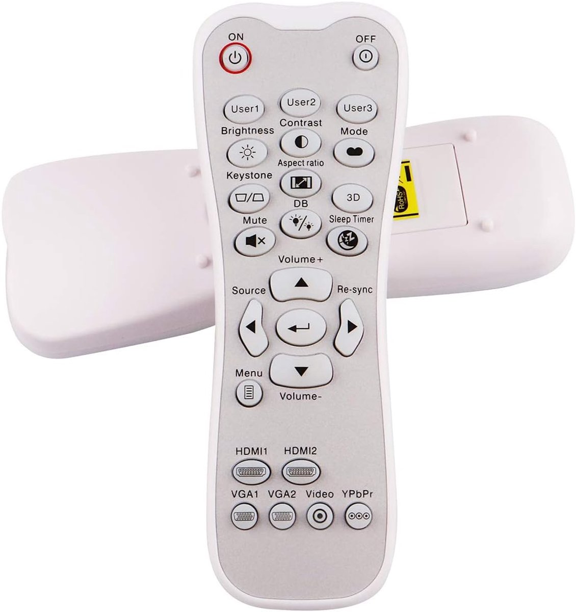 Afstandsbediening voor Optoma HD141X HD142X HD143X HD144X UHD65 UHD60 UHD40 UHD50 UHD550X UHZ65 HD152X HD151X HD146X DH1009 EH200ST GT1080 HD26 HD26BR HD27 HD28HDR HD28DSE UHD38 UHD42