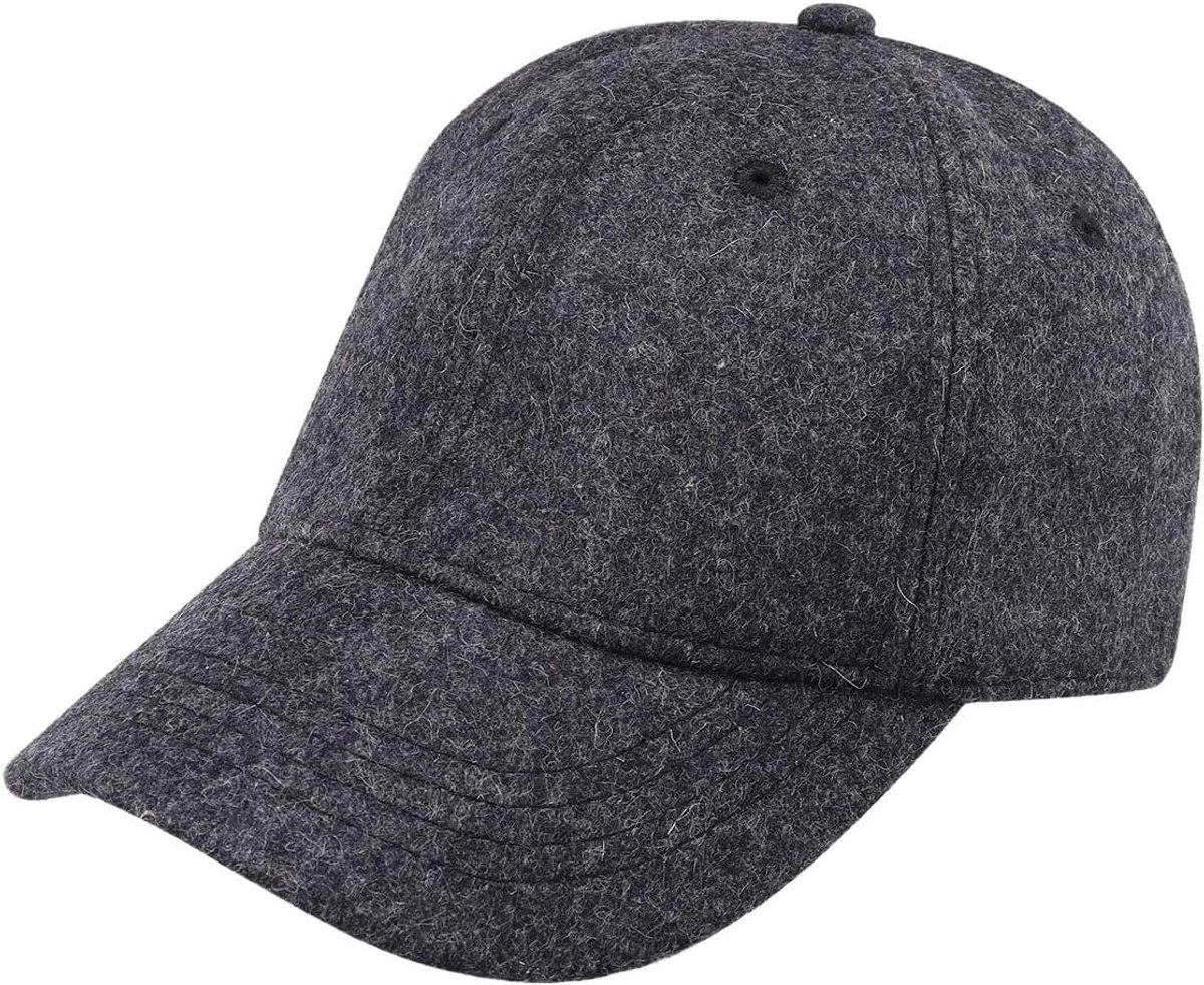 Winterbaseballpet van fleece, gevoerd, voor heren en dames