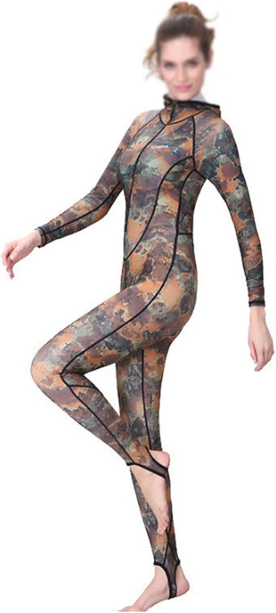 Neopreen wetsuit van 3 mm eendelig duikpak voor het hele lichaam voor vrouwen Snorkelen Duiken Zwemmen Surfen